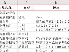 Excel｜非处方药(OTC)药品目录4000+